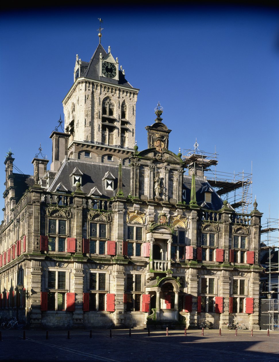 Radnice, zahájena 1618 od Hendrik de Keyser