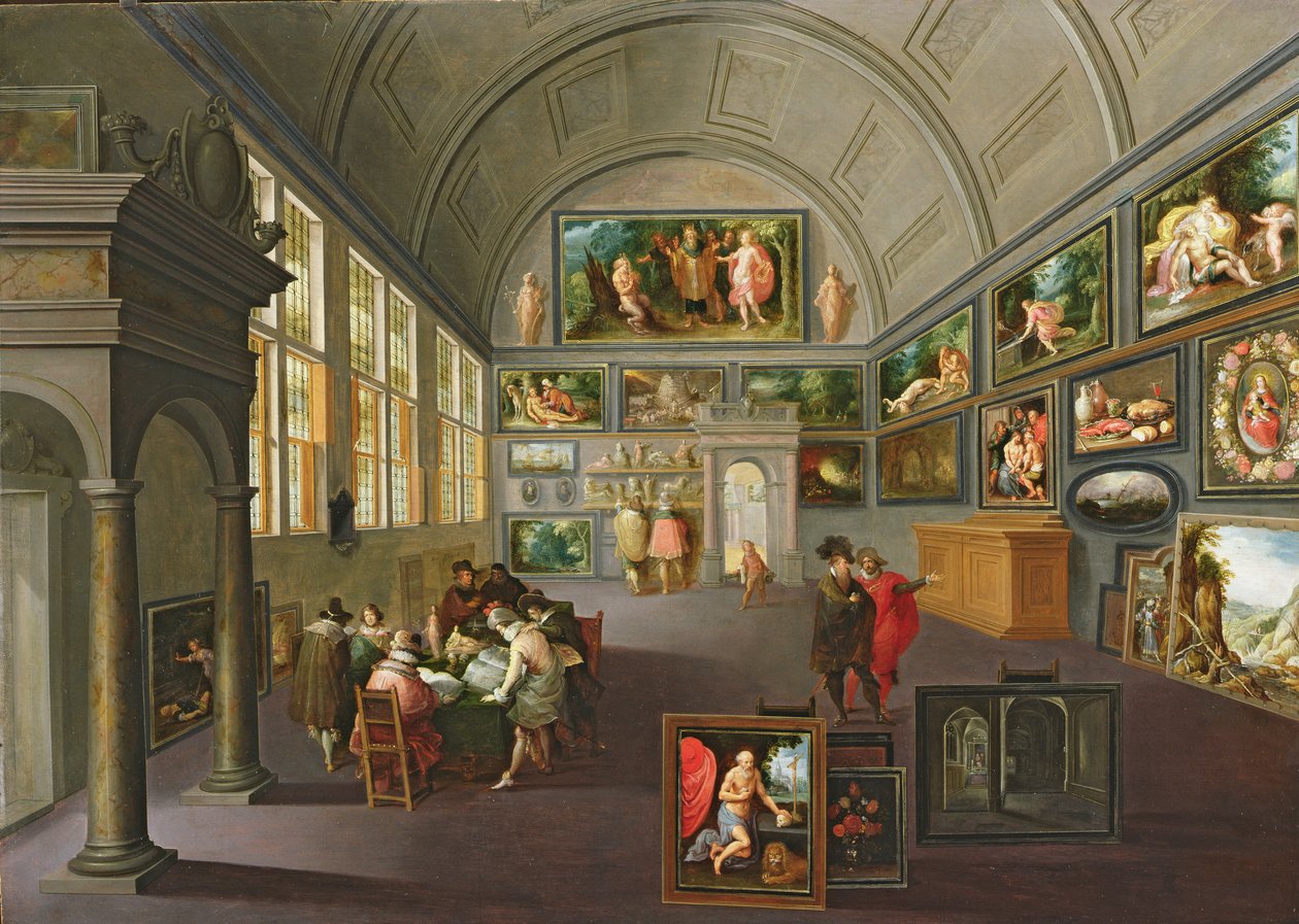 Interiér obrazárny od Hendrik the Younger Steenwyck