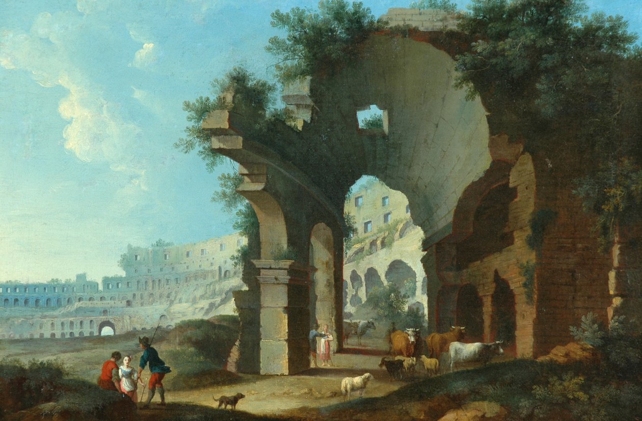 Koloseum v Římě od Hendrik van Lint