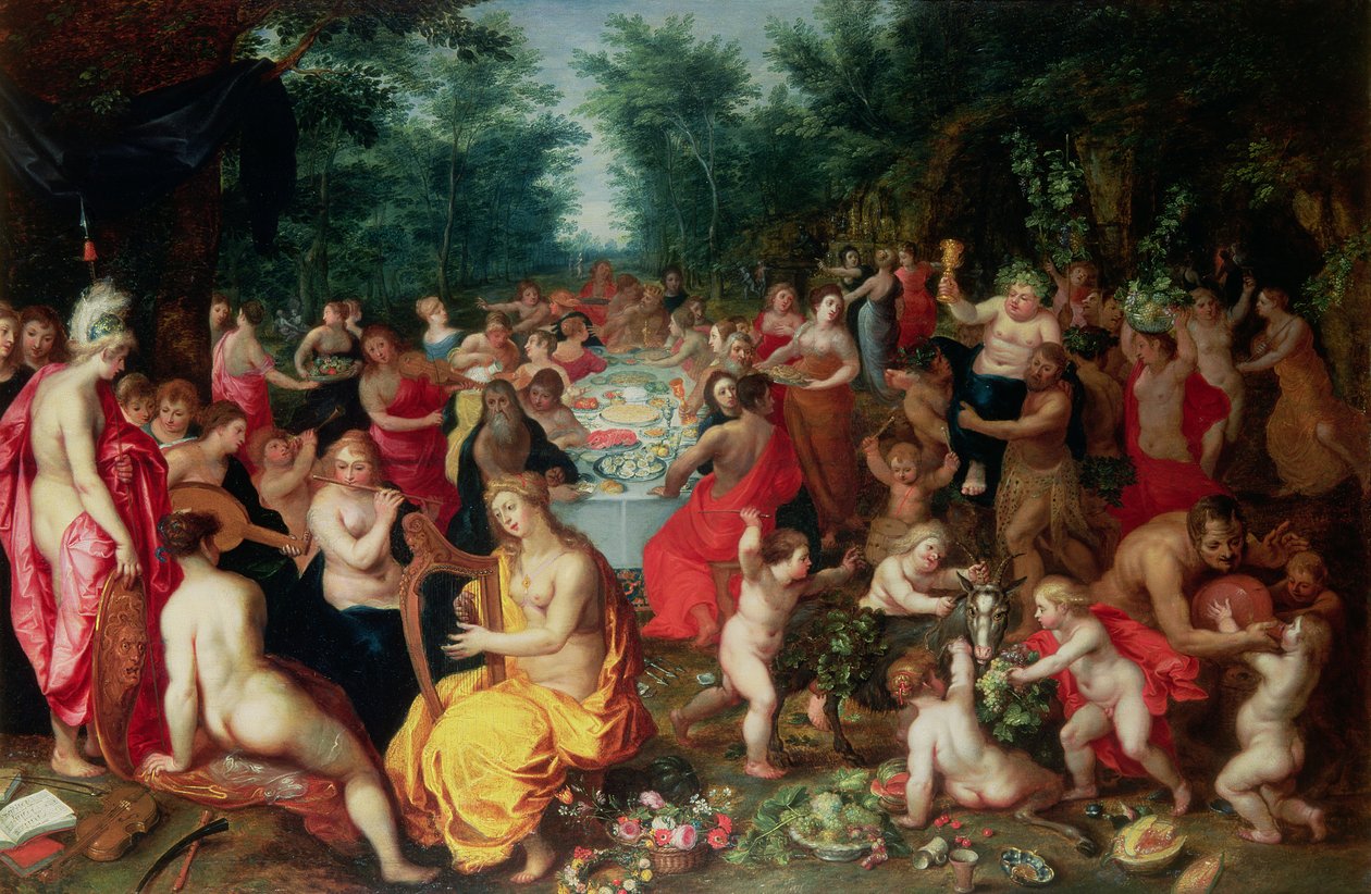 Svátek bohů od Hendrik van the Elder Balen