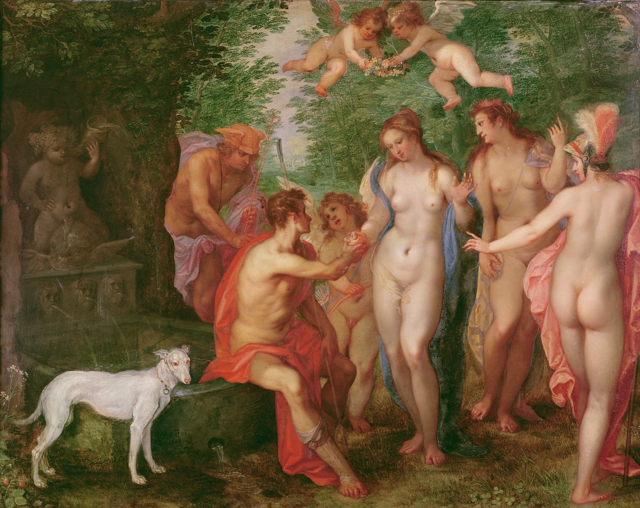 Soud v Paříži, 1608 od Hendrik van the Elder Balen