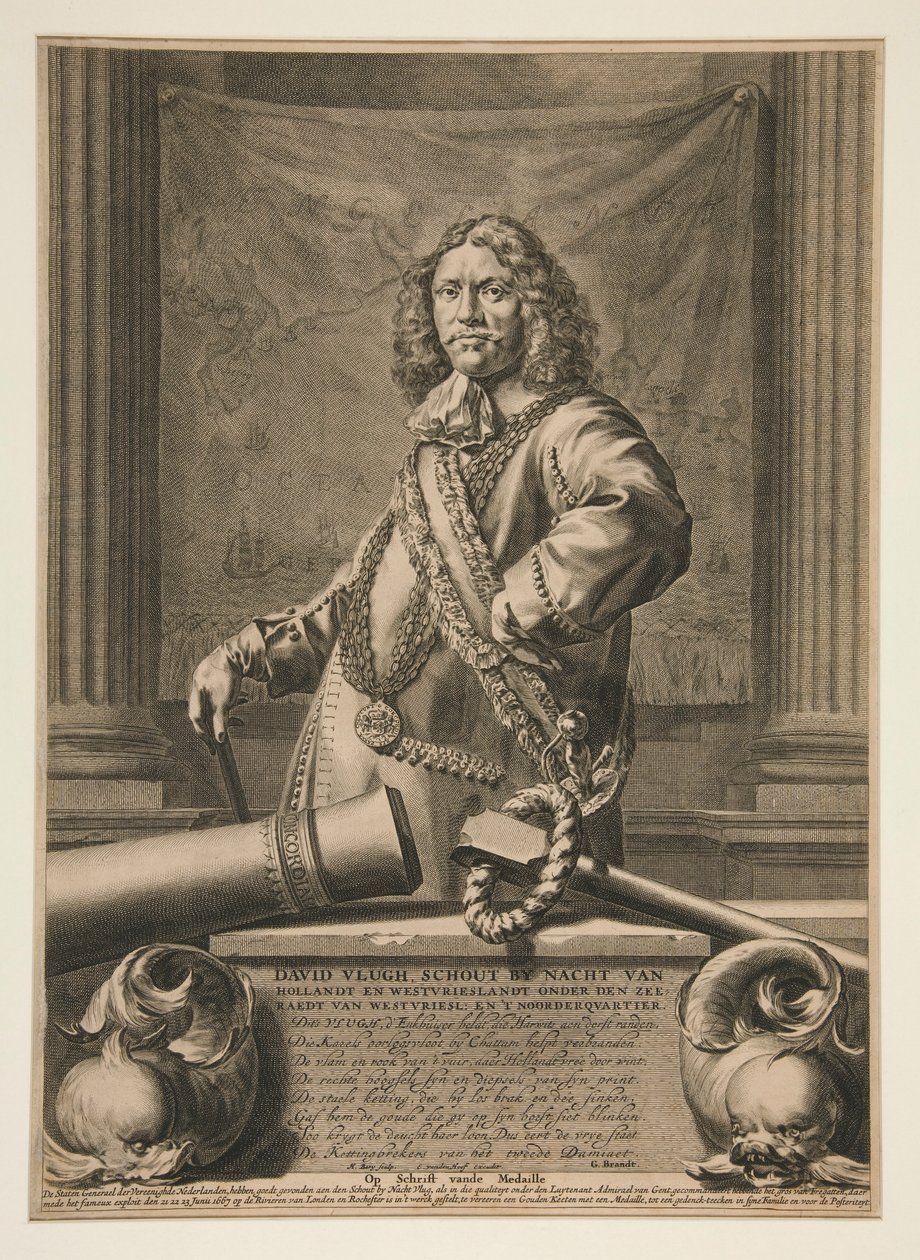 Portrét Davida Vlugha od Hendrik Bary