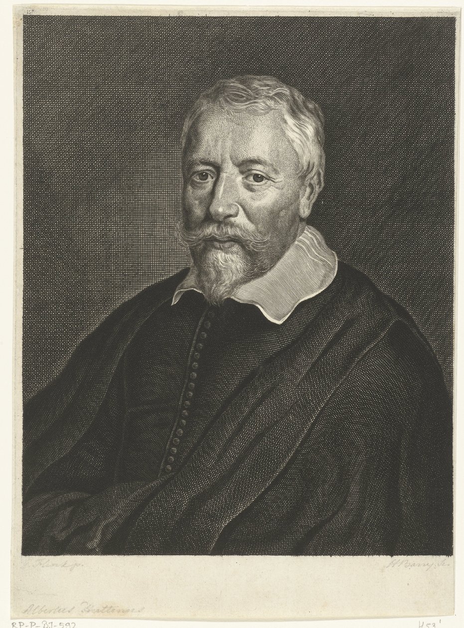 Portrét Albertuse Huttenuse od Hendrik Bary