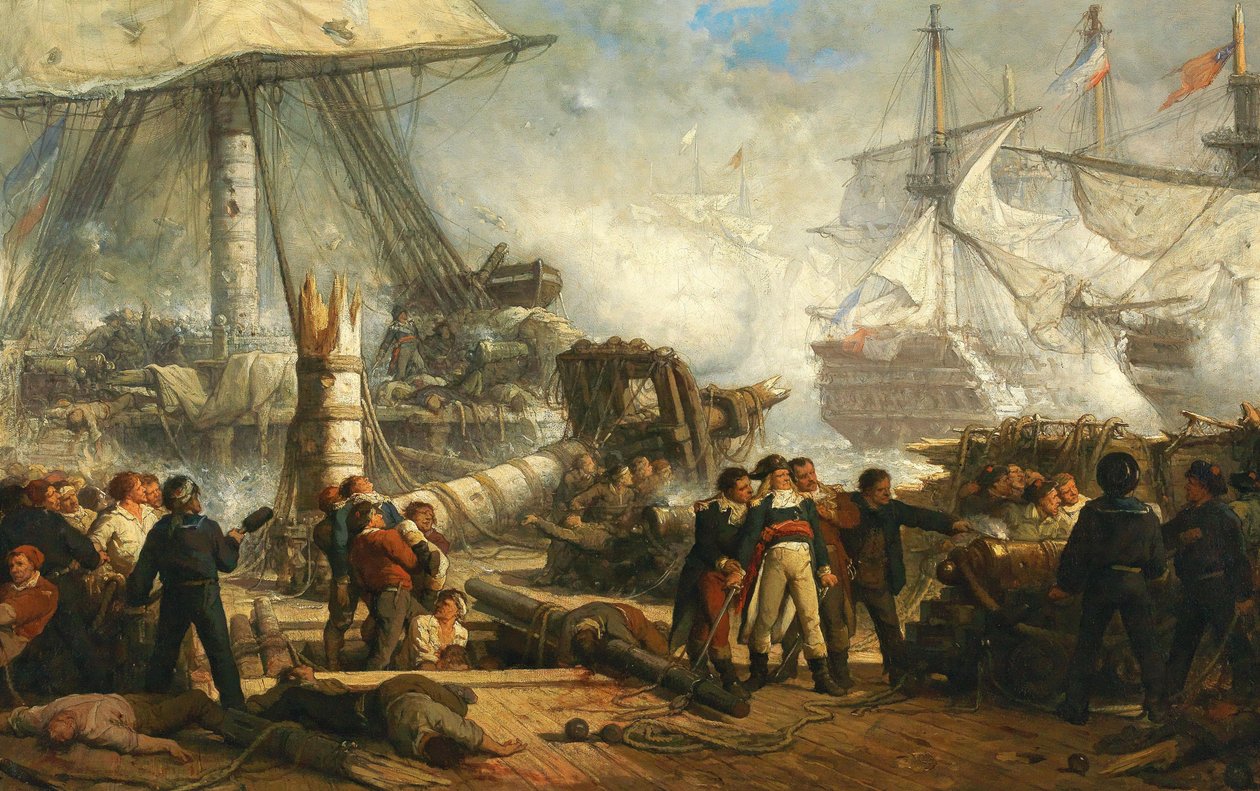Lord Nelson v bitvě u Trafalgaru, 1878. od Hendrik Frans Schaefels
