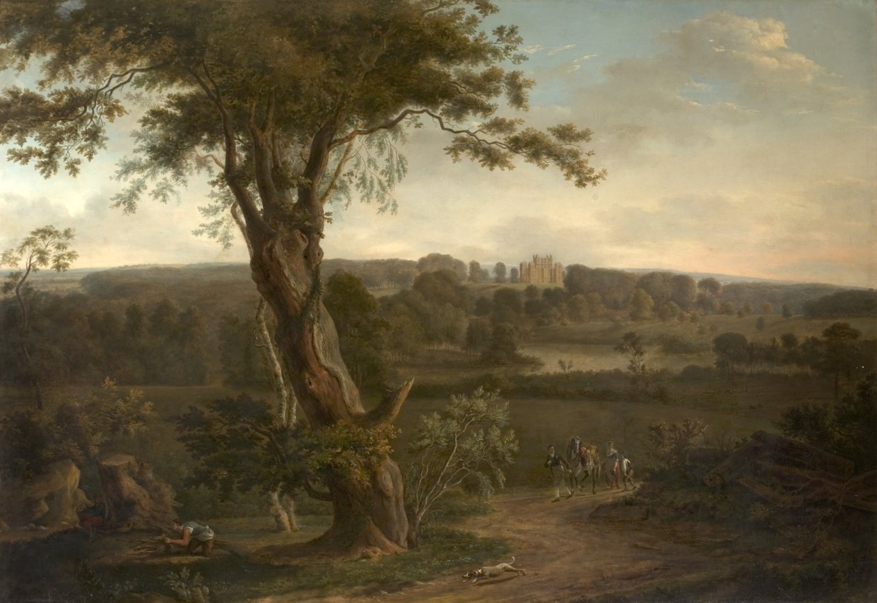 Wollaton Hall Park, Nottingham, 1795 od Hendrik Frans de Cort