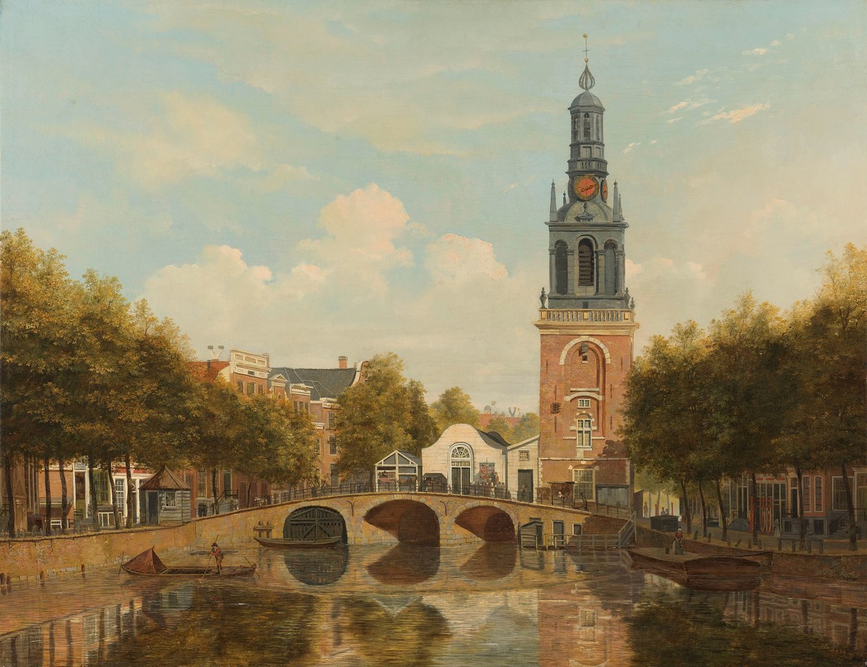 Torensluis a Jan Roodenpoortstoren v Amsterdamu od Hendrik Gerrit ten Cate
