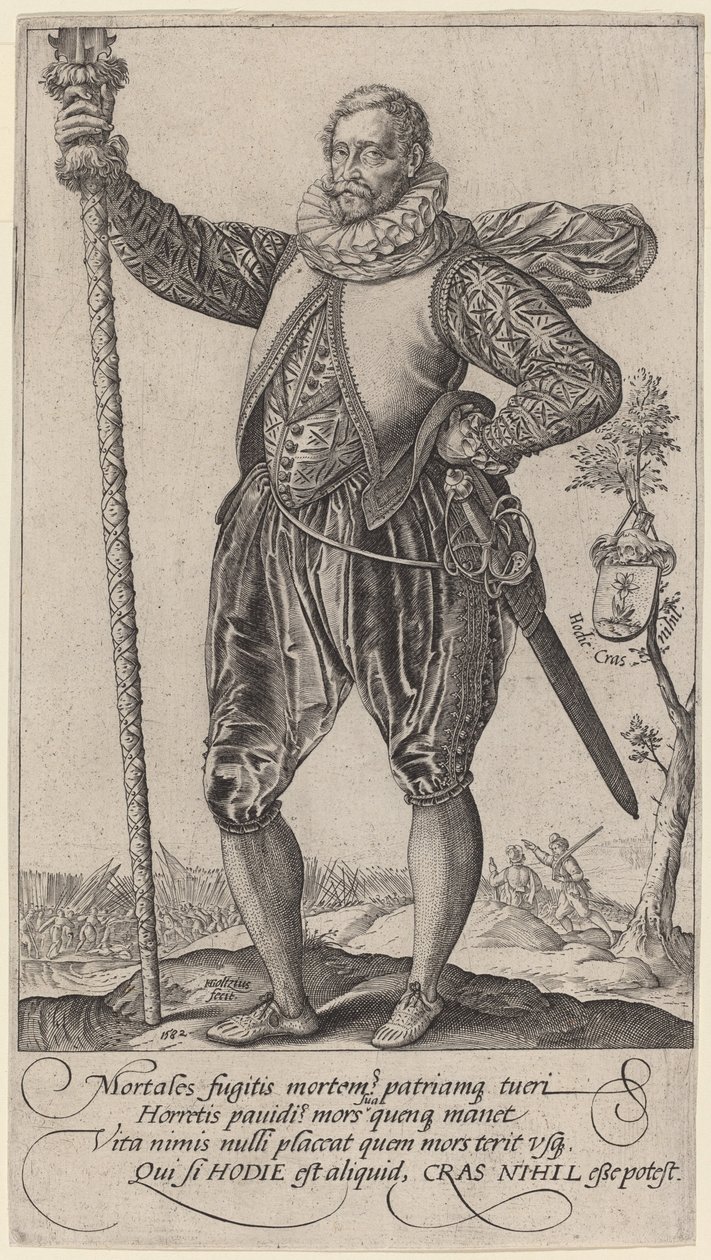 Pike-Man se otočil doleva od Hendrik Goltzius