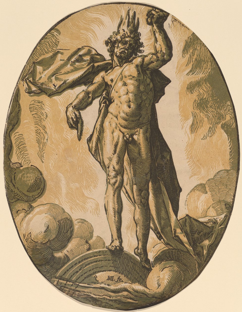 Aether od Hendrik Goltzius