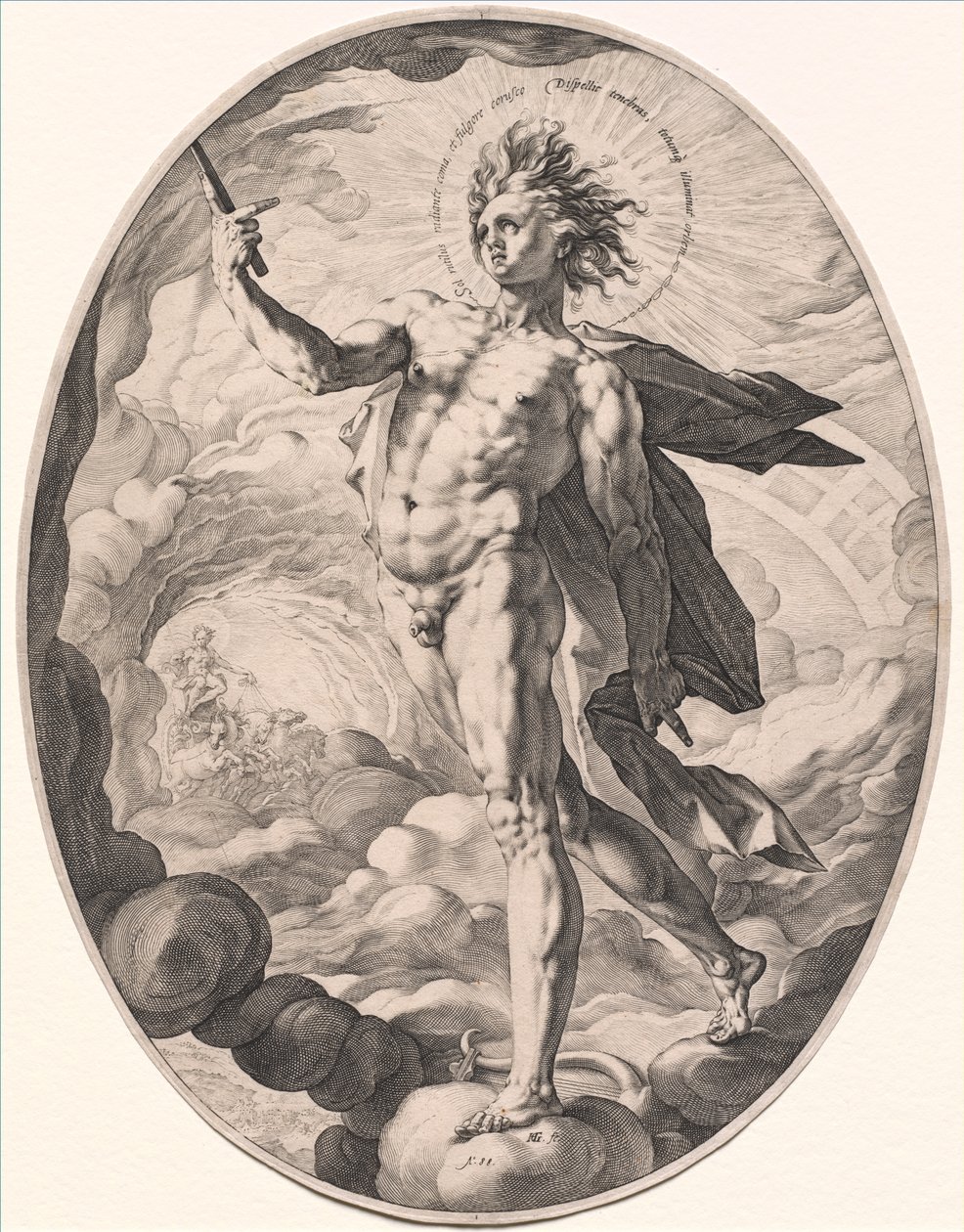 Apollo, 1588. od Hendrik Goltzius