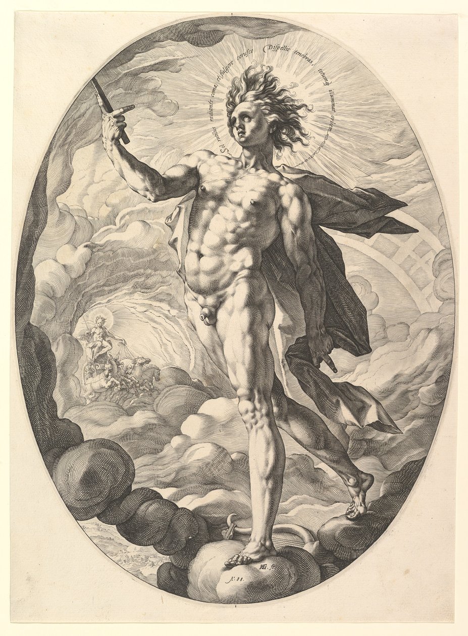 Apollo, 1588. od Hendrik Goltzius
