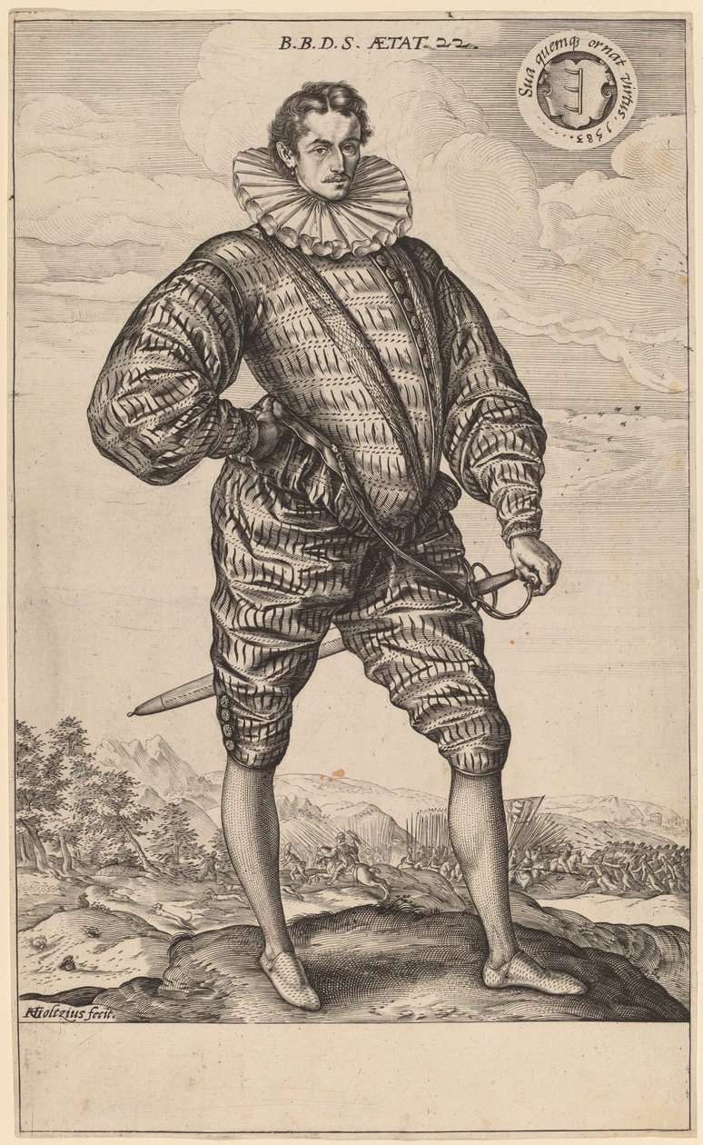 Balthasar Bathory de Somloy od Hendrik Goltzius