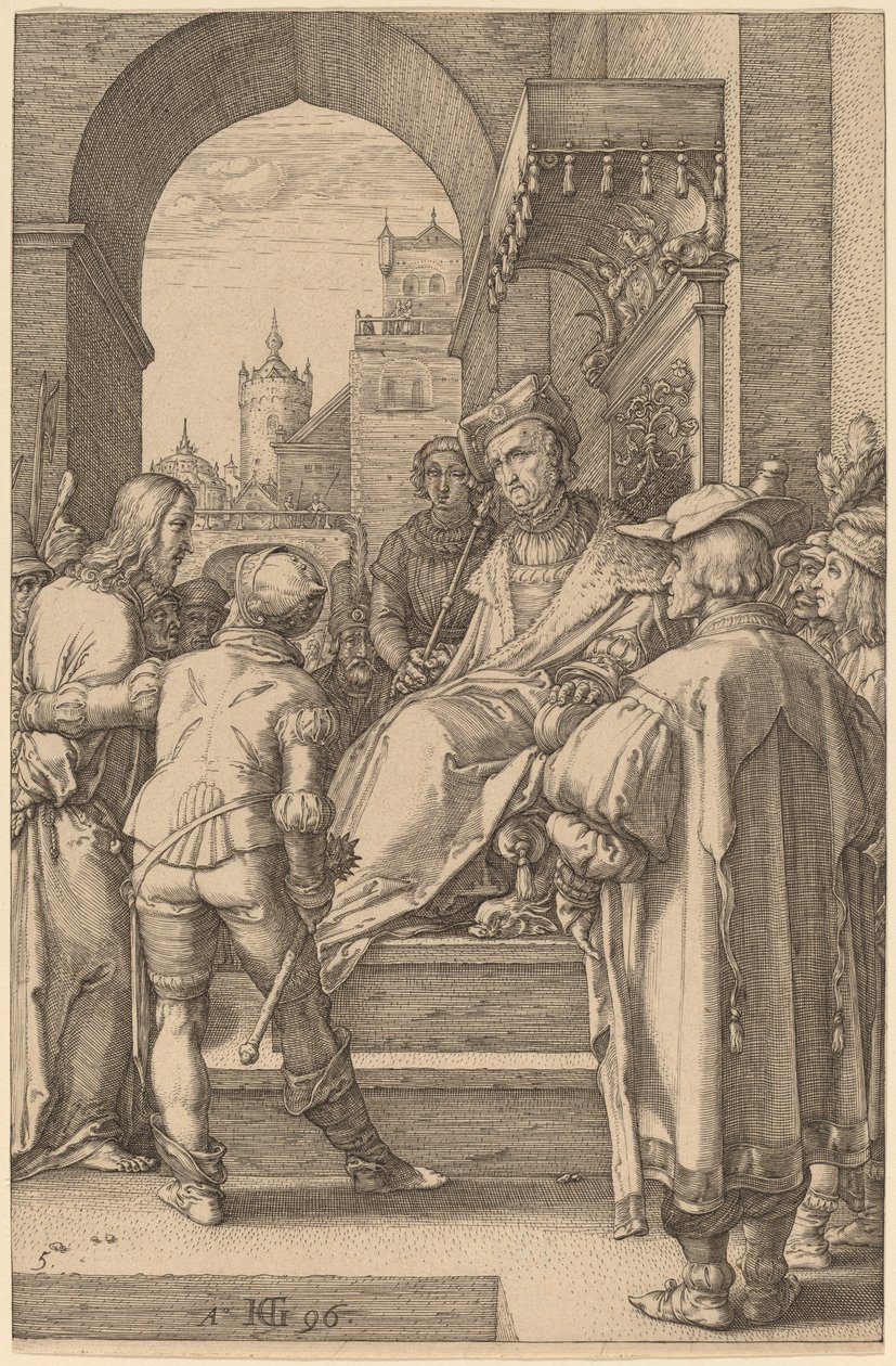 Kristus před Pilátem od Hendrik Goltzius