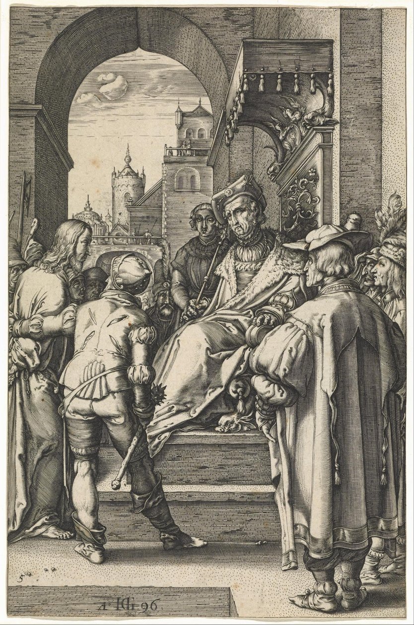 Kristus před Pilátem od Hendrik Goltzius