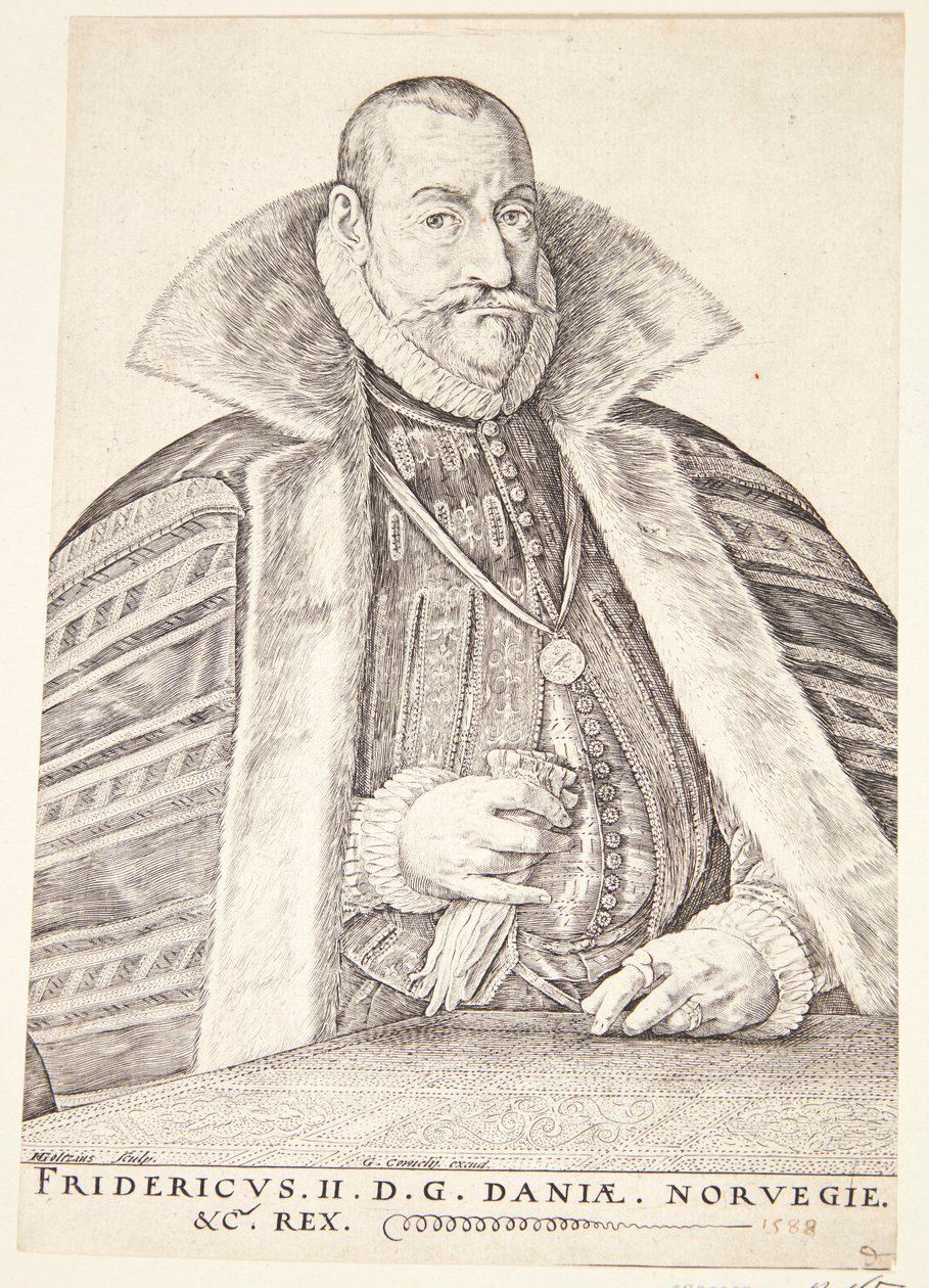 Dánsky: Frederik II, král Dánska a Norska od Hendrik Goltzius