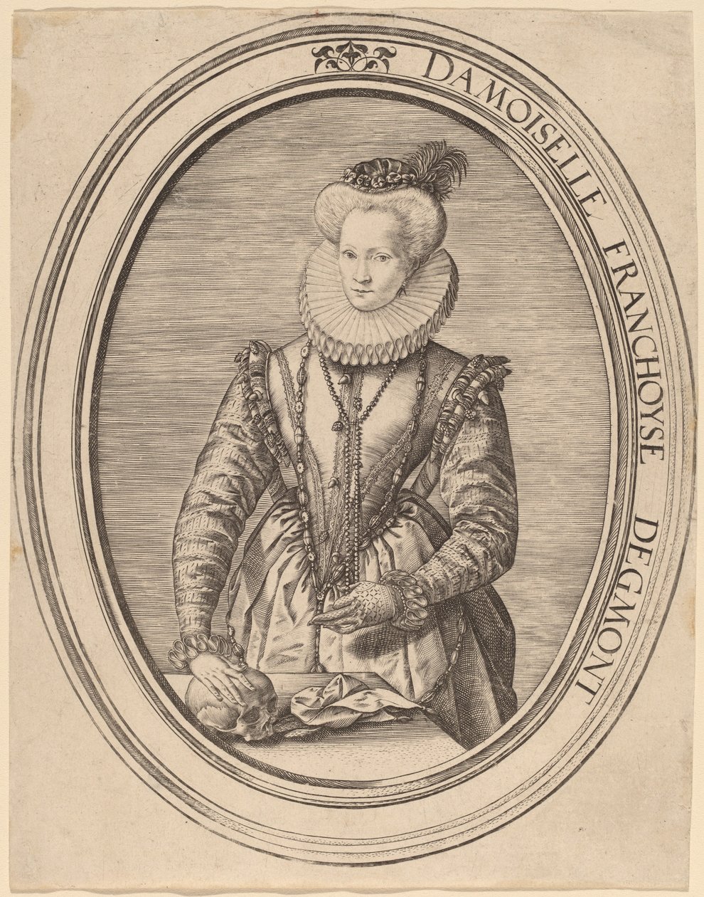Françoise van Egmond od Hendrik Goltzius