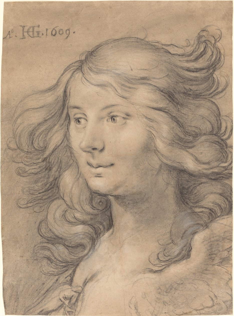 Hlava sirény od Hendrik Goltzius