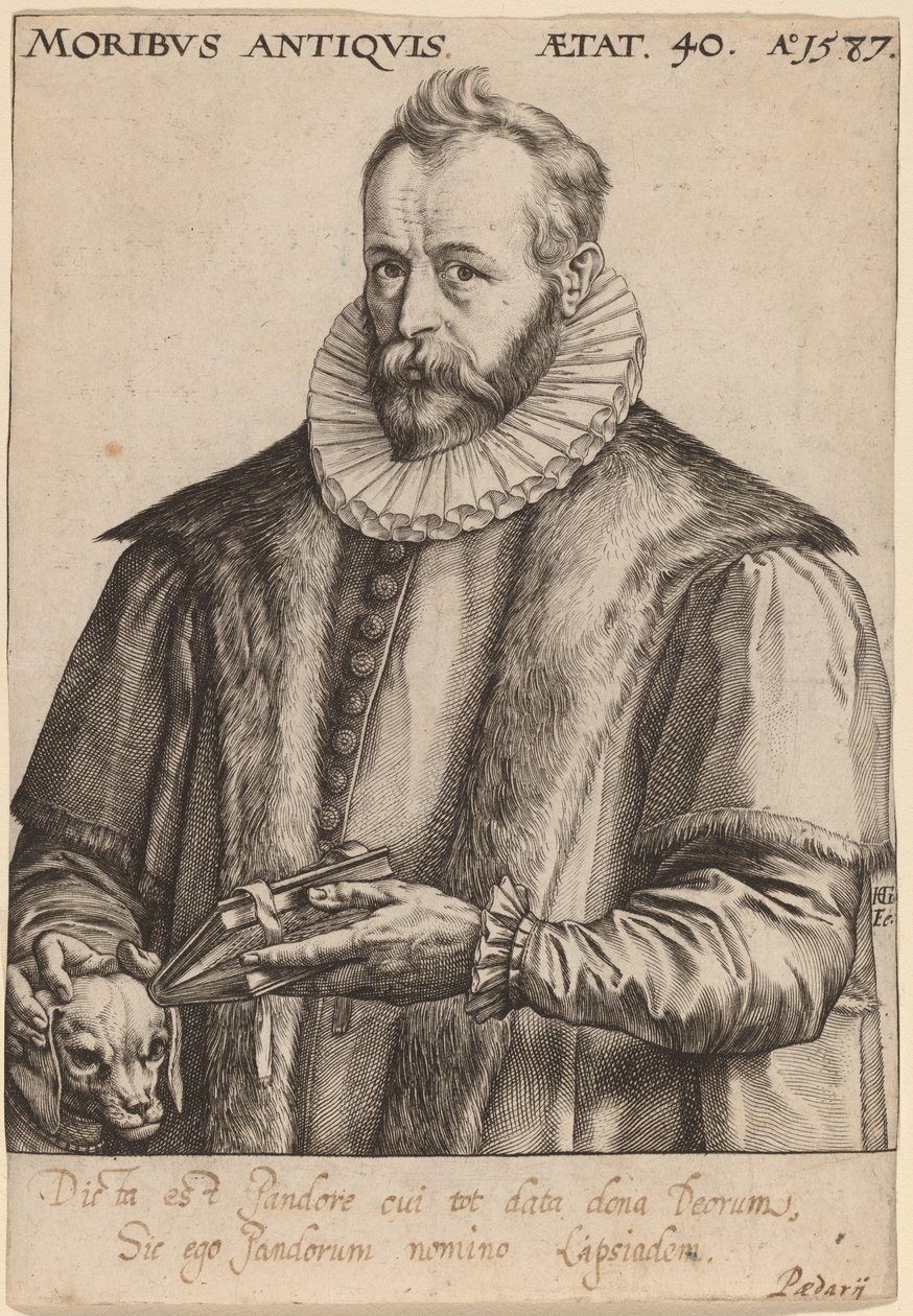 Justus Lipsius od Hendrik Goltzius