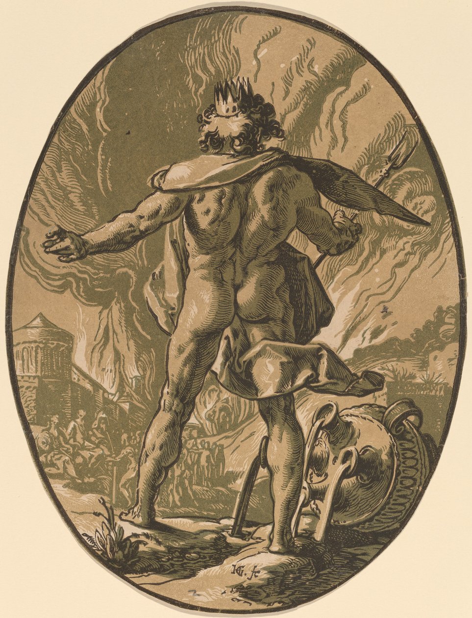 Pluto od Hendrik Goltzius