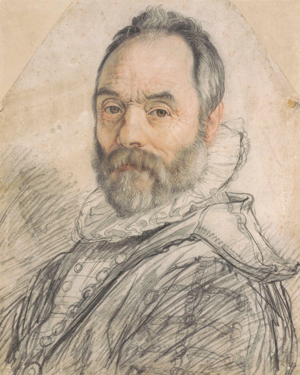 Portrét Giovanni da Bologna 1529-1608, 1591. od Hendrik Goltzius