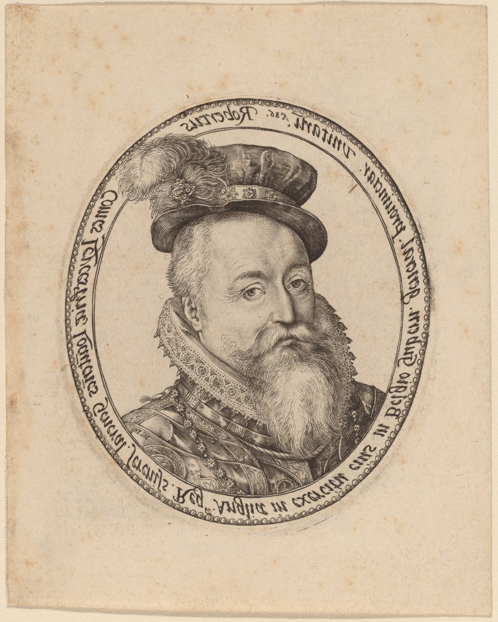 Robert Dudley, hrabě z Leicesteru od Hendrik Goltzius