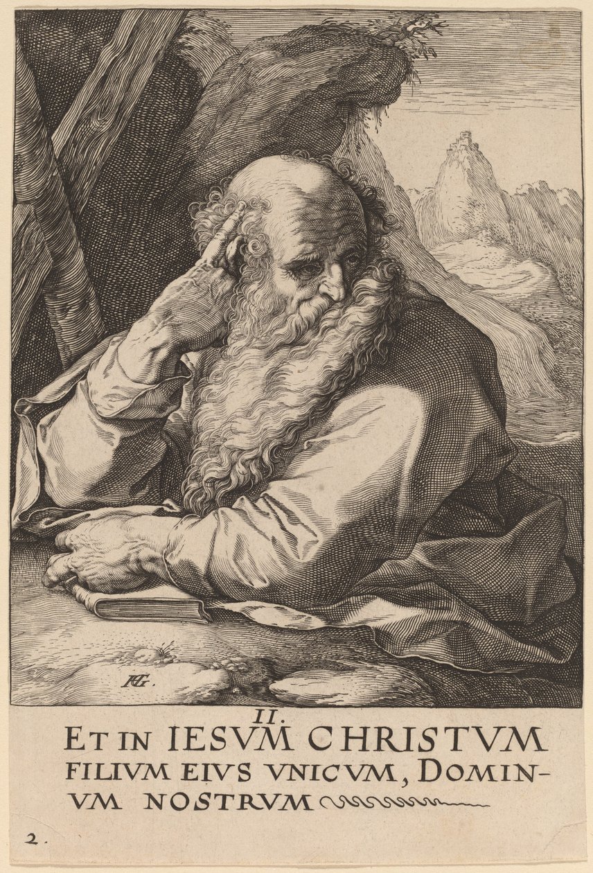 Svatý Ondřej od Hendrik Goltzius