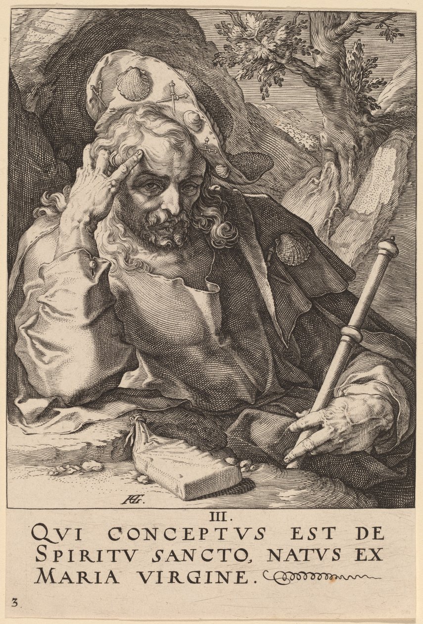 Saint James Major od Hendrik Goltzius