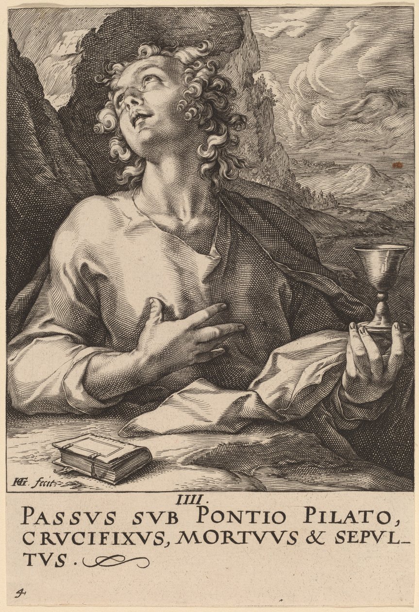 Svatý Jan od Hendrik Goltzius