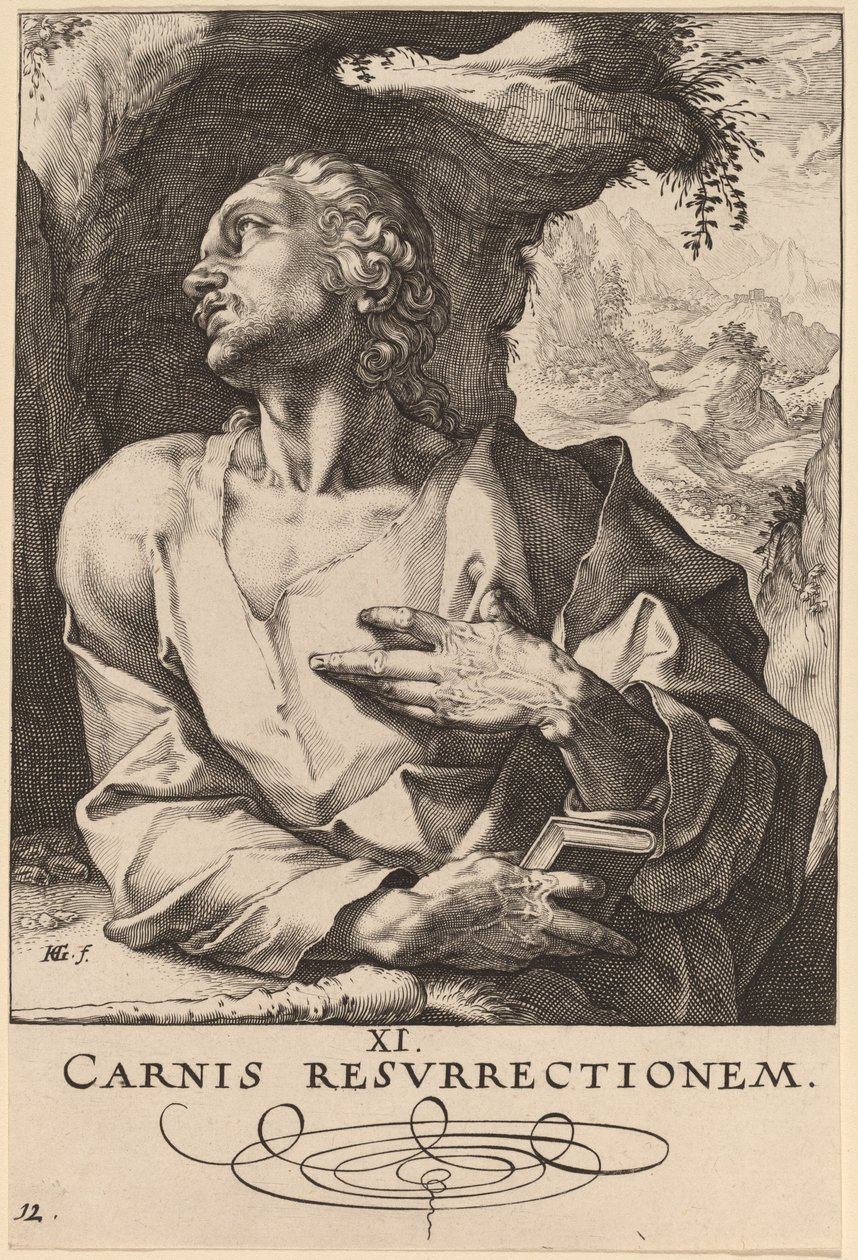 Svatý Juda Tadeáš od Hendrik Goltzius