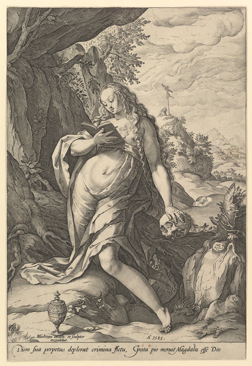 Kajícnice sv. Máří Magdalena, 1585. od Hendrik Goltzius