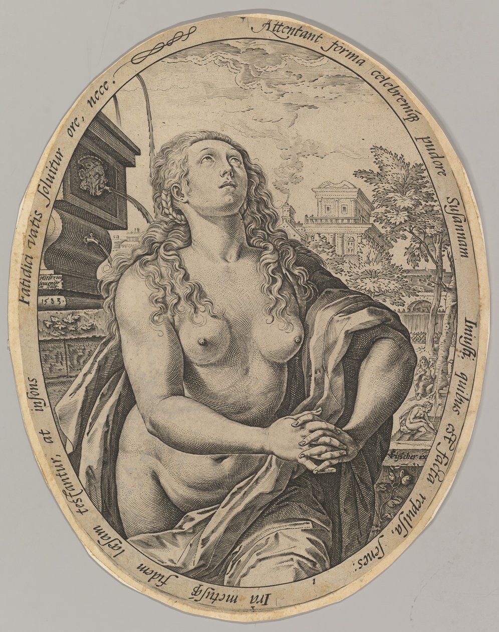Susanna, 1583. od Hendrik Goltzius