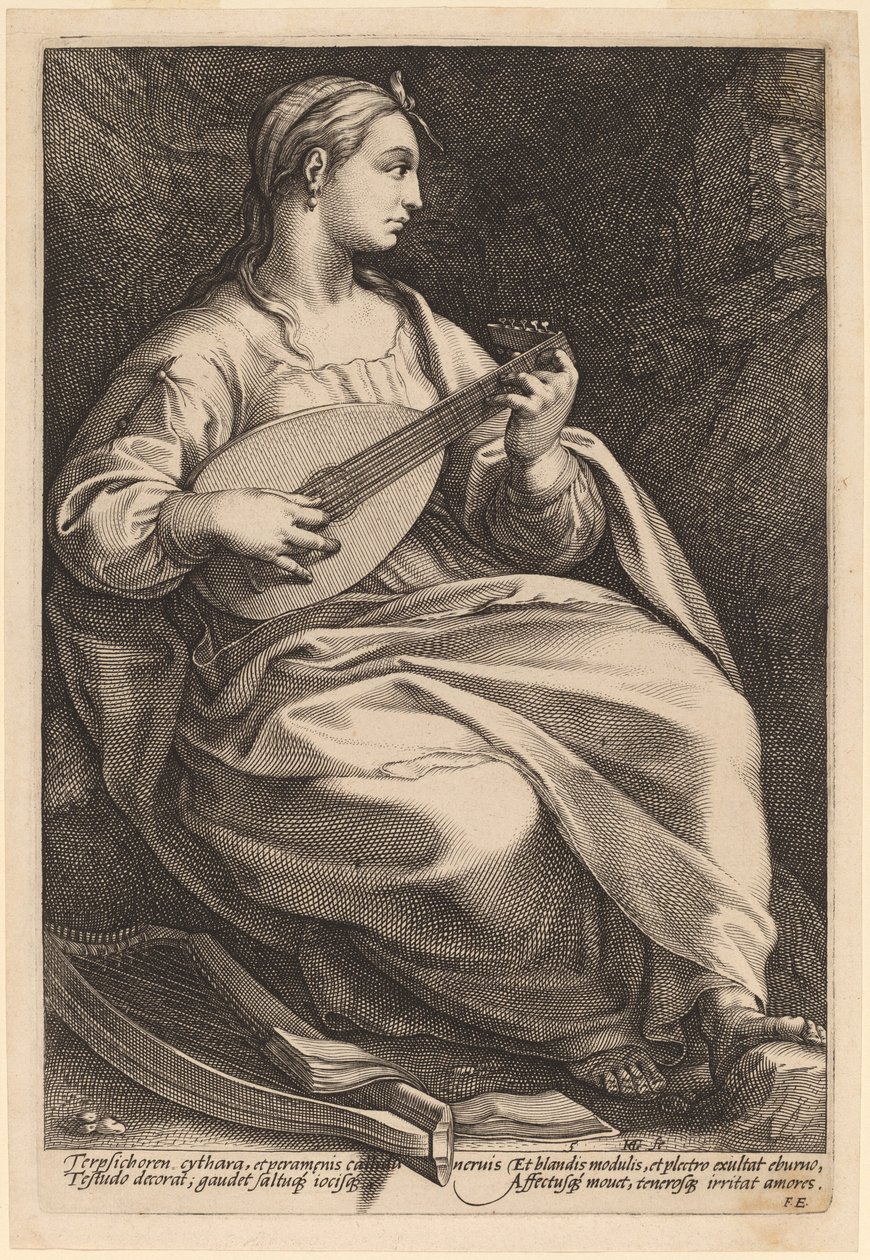 Terpsichore od Hendrik Goltzius