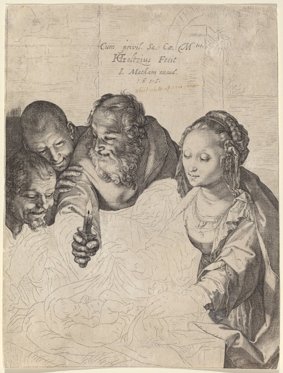 Klanění pastýřů od Hendrik Goltzius