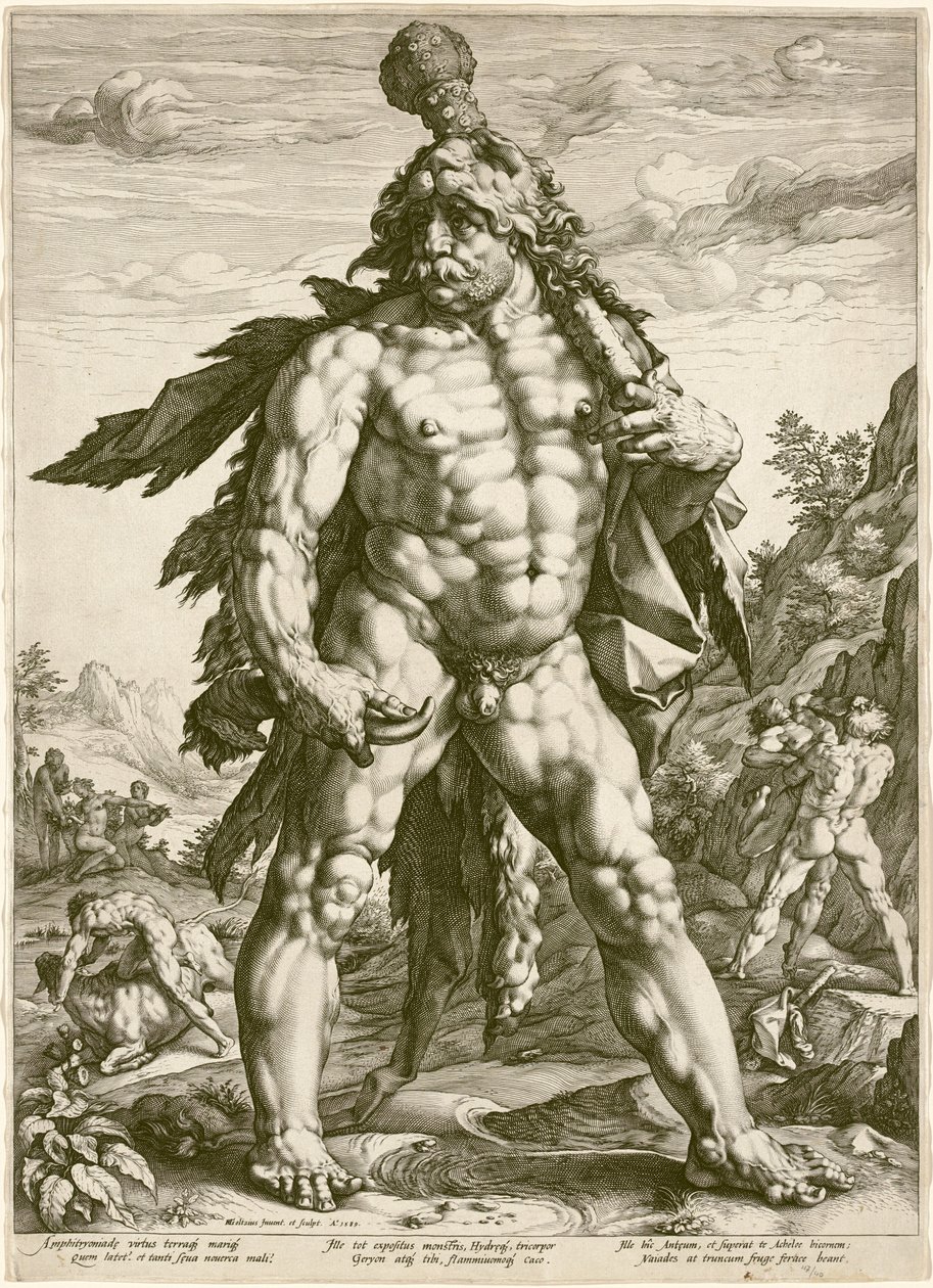 Velký Herkules od Hendrik Goltzius