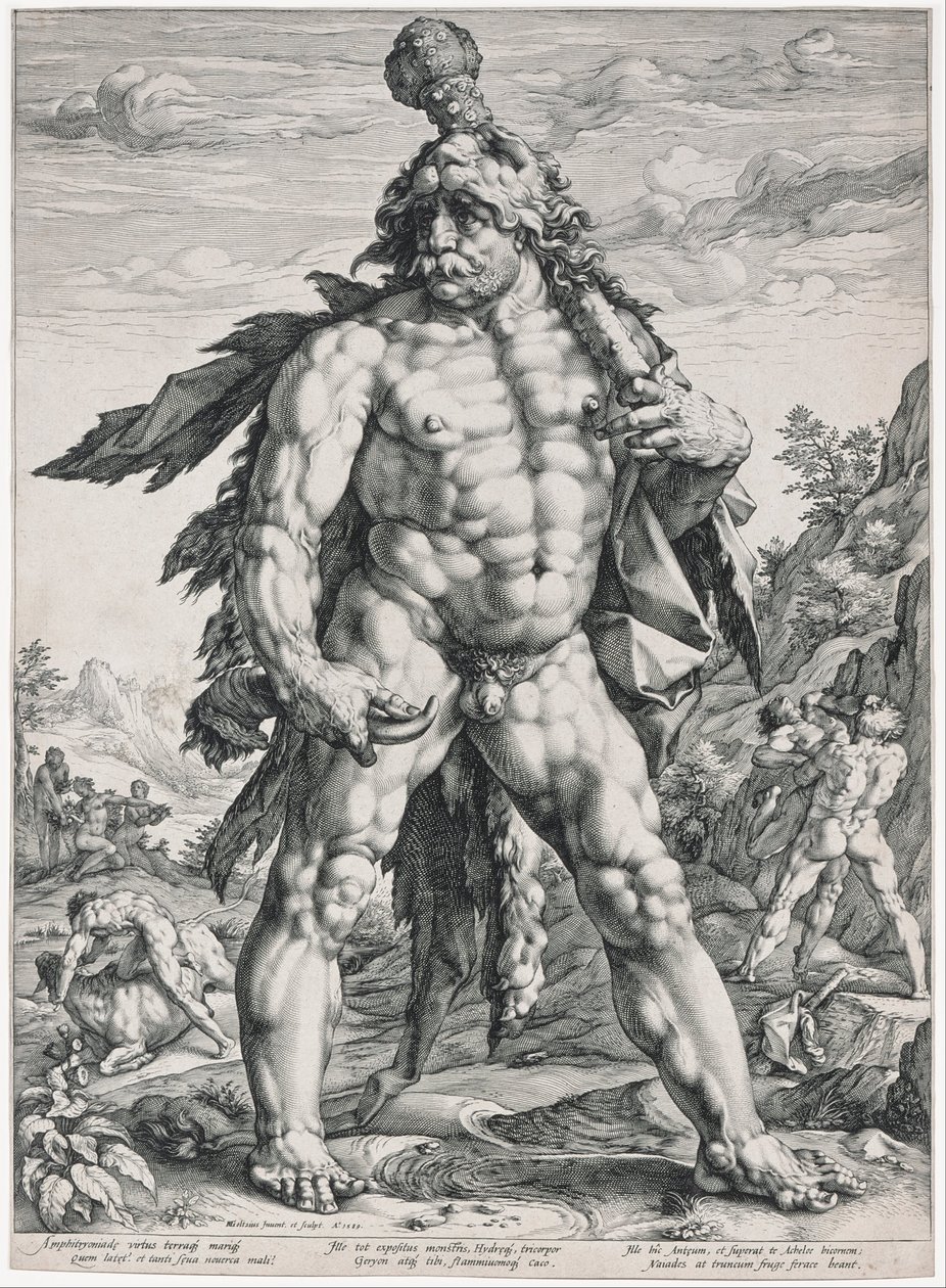 Velký Herkules od Hendrik Goltzius