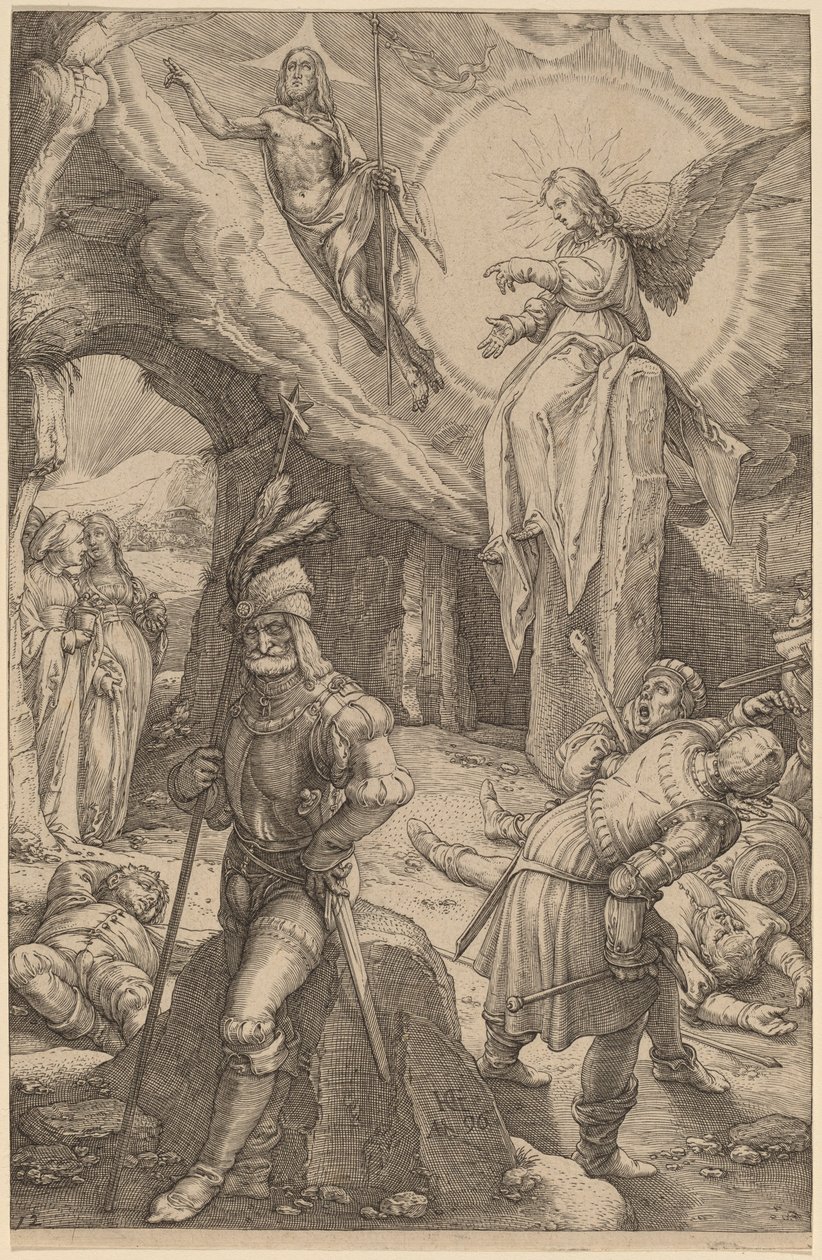Vzkříšení od Hendrik Goltzius
