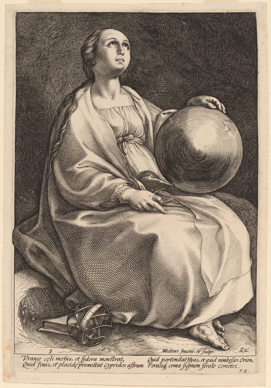 Urania od Hendrik Goltzius