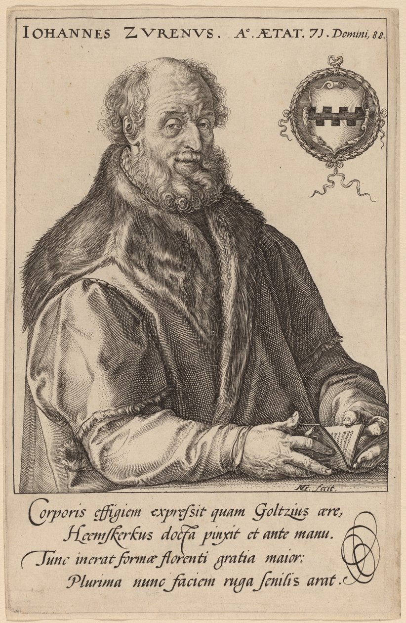 Johannes Zurenus (Jan van Zuren) od Hendrik Goltzius after Maerten van Heemskerck