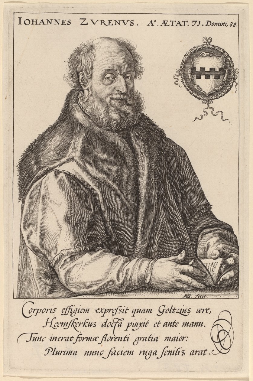 Johannes Zurenus (Jan van Zuren) od Hendrik Goltzius after Maerten van Heemskerck
