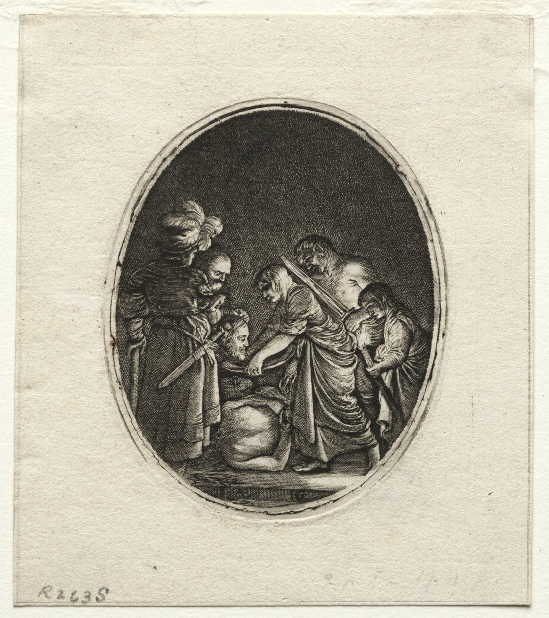 Stětí svatého Jana Křtitele. od Hendrik Goudt