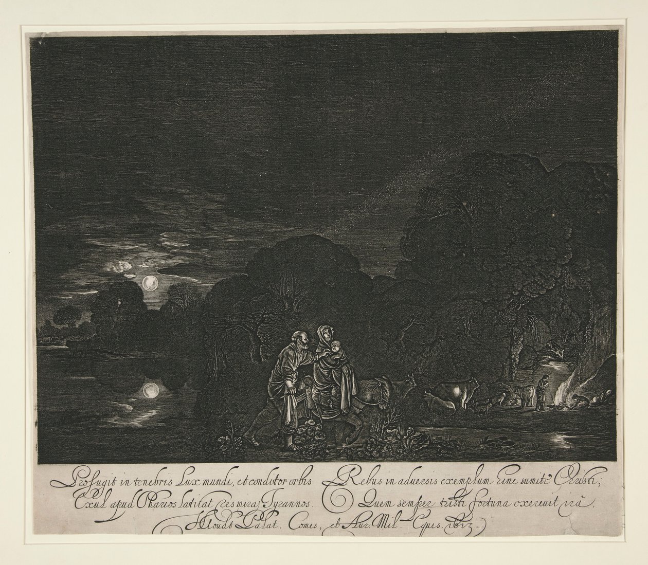 Útěk do Egypta od Hendrik Goudt