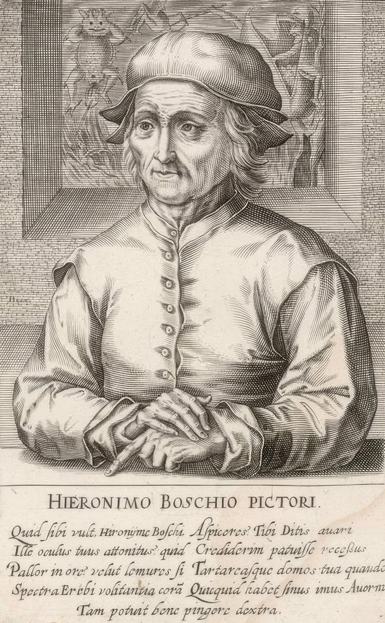 HIEROMO BOSCHIO PICTORI (...) od Hendrik I Hondius