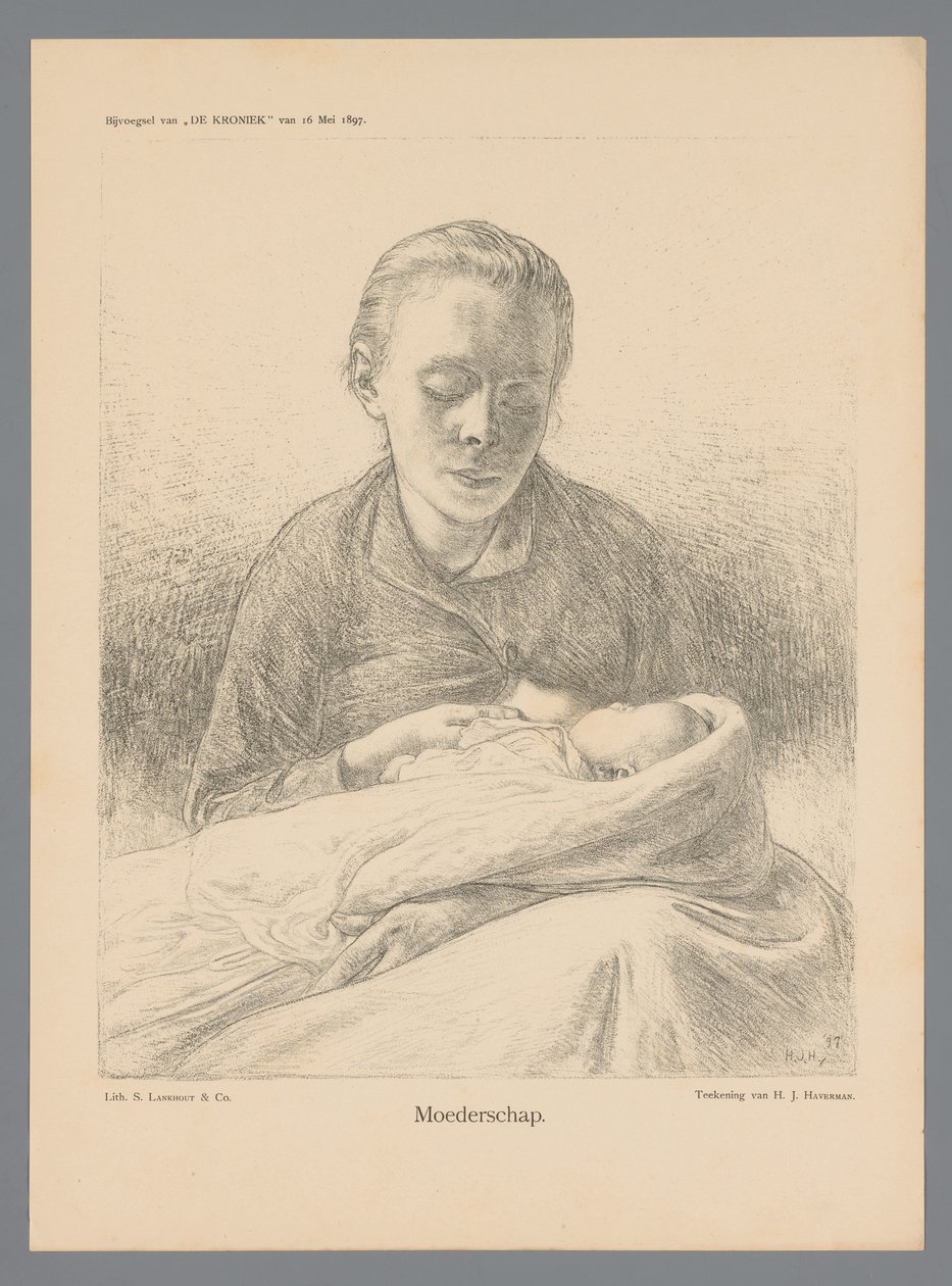 Mateřství (titul na předmětu) od Hendrik Johannes Haverman