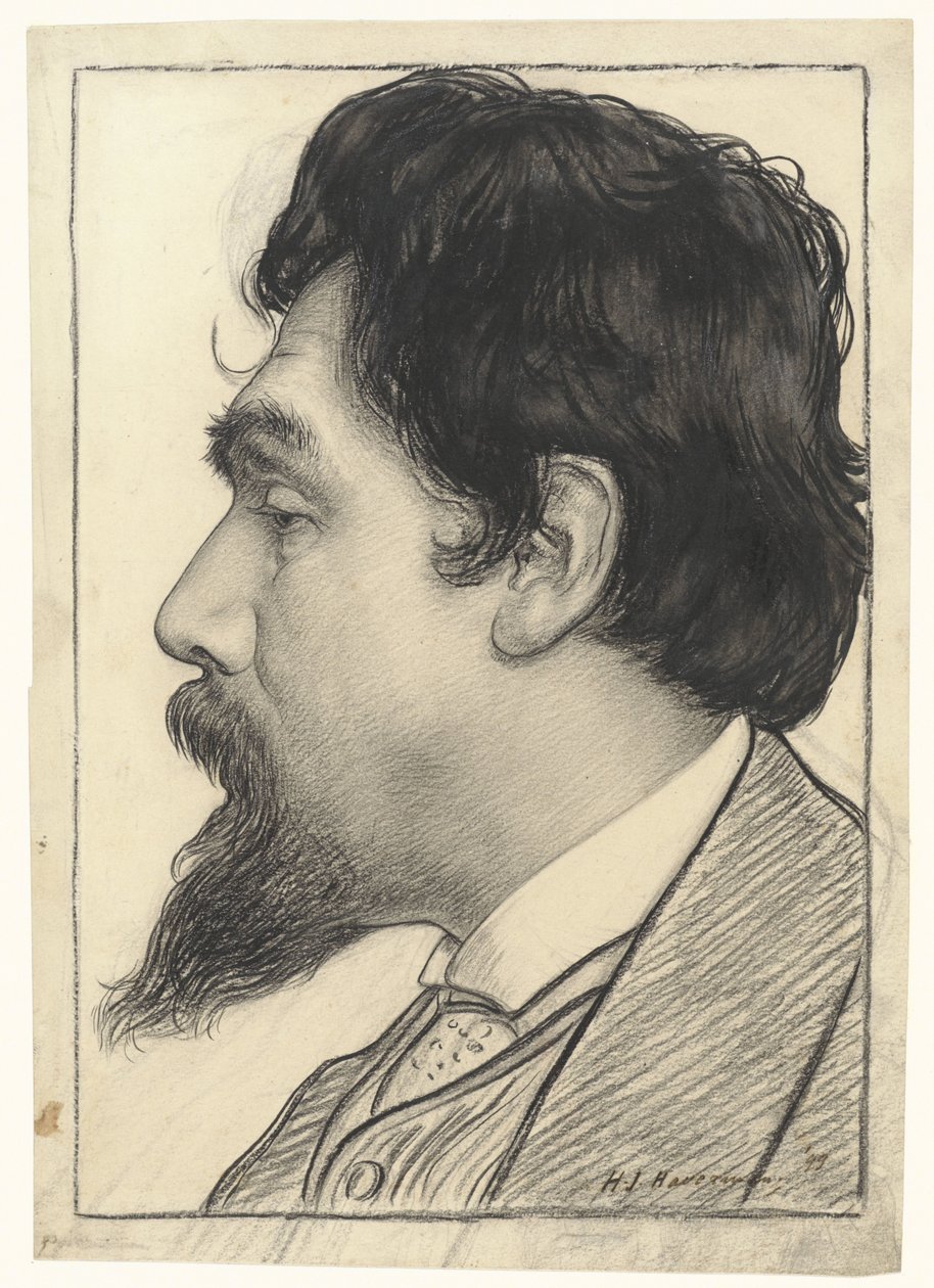 Portrét Jana Tooropa od Hendrik Johannes Haverman