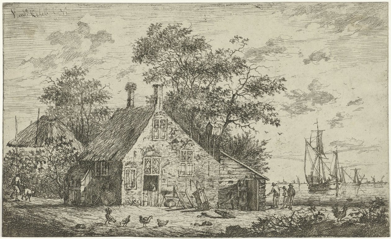 Farma na řece od Hendrik Kobell