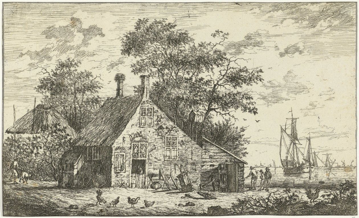 Farma na řece od Hendrik Kobell