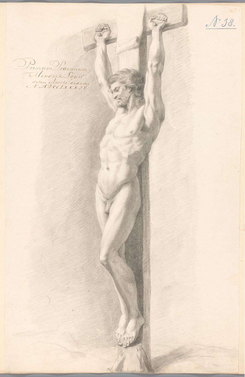 Kristus na kříži (1. cena 1784) od Hendrik Louw