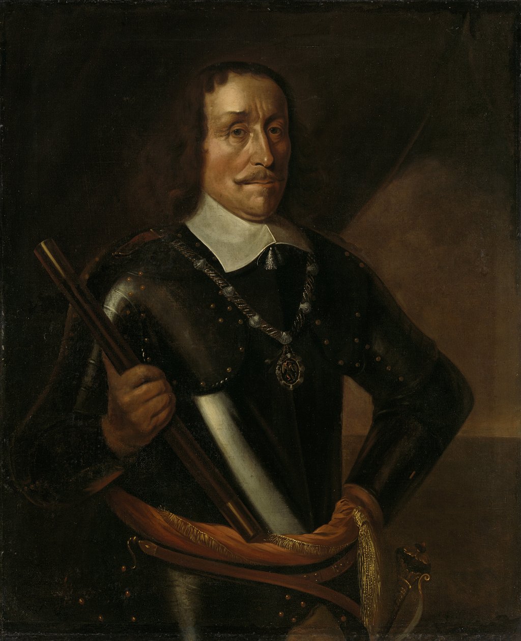 Witte Corneliszoon de With 1599-1658, holandský admirál, 1657 od Hendrik Maertensz Sorgh