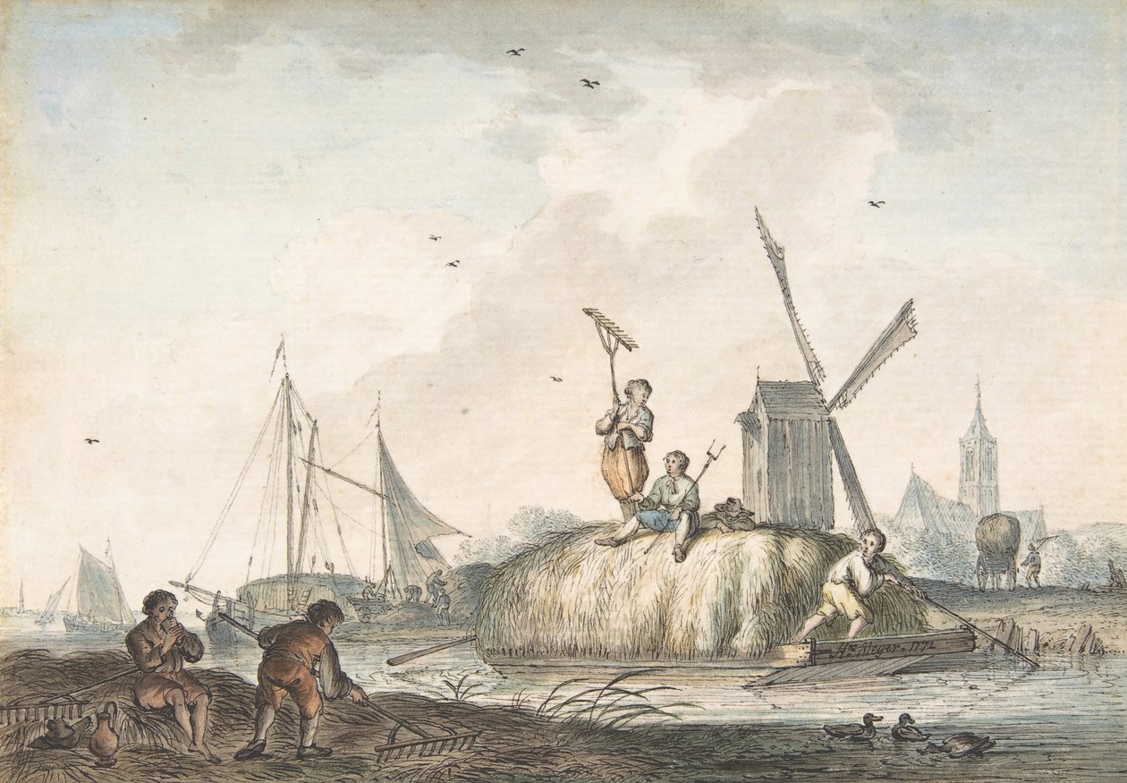 Dvanáct měsíců, 1772. od Hendrik Meijer