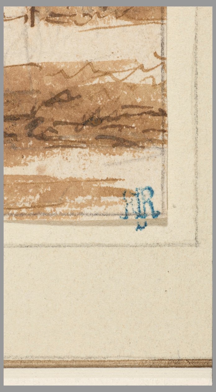 Kresba, Město na kanále, 1750-70 od Hendrik Spilman