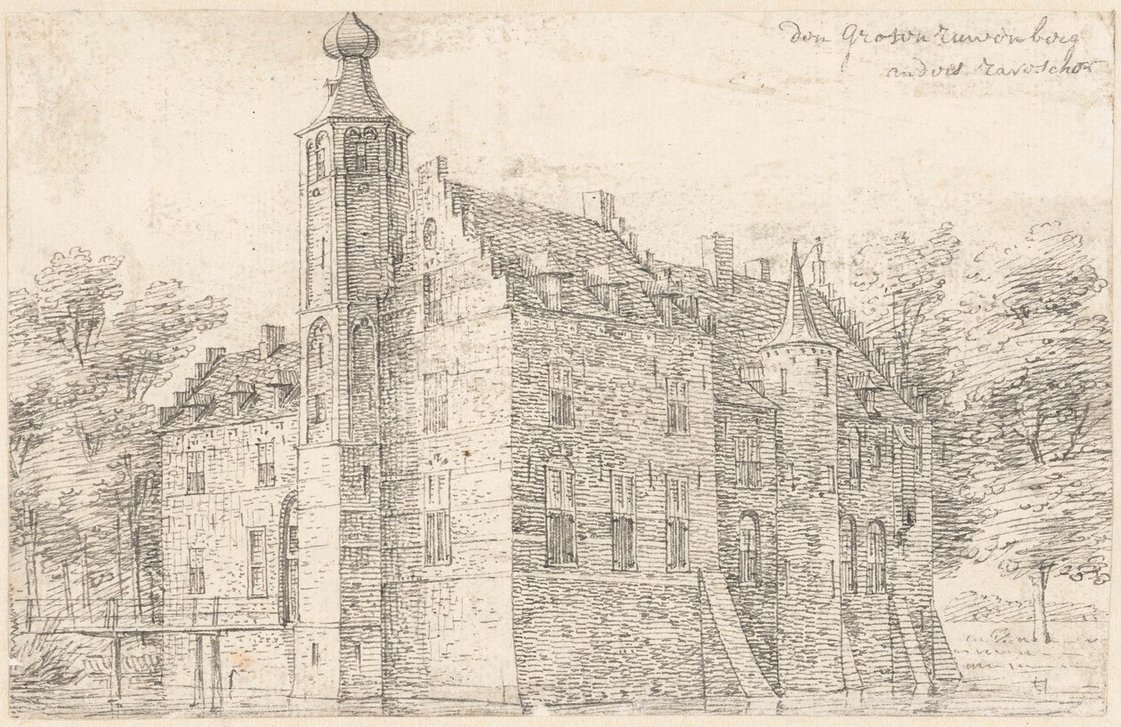 Zámek de Grote Ruwenberg poblíž St. Michielsgestel od Hendrik Spilman